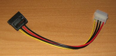 Serial ATA Power cable converter