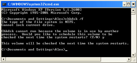 chkdsk