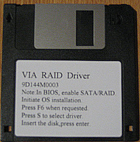 f6 driver diskette for windows
