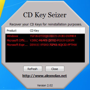 CD Key Seizer