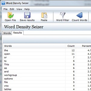 Word Density Seizer