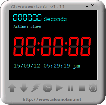 Chronometask: A software chronometer.