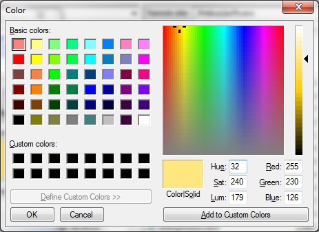 Color Dialog