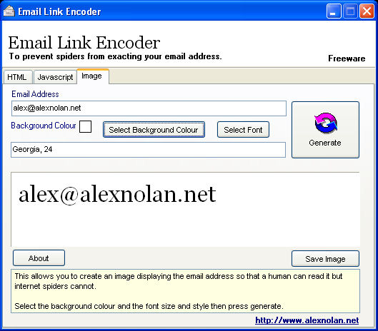 Email Link Encoder