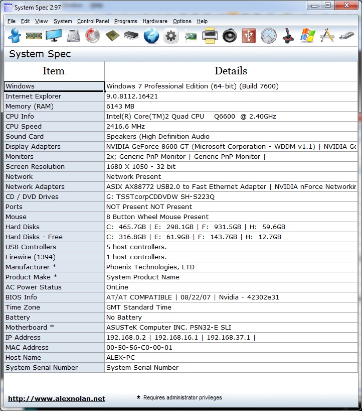 PC Specs